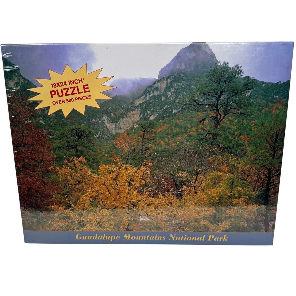 Guadalupe Mountains National Park 18 x 24" Puzzle 500 Pieces Sealed New